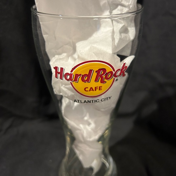 Hard Rock Cafe/ Atlantic City Pilsner Glass. - Picture 2 of 2